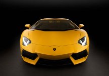 Lamborghini Aventador Matte Yellow front ON.jpg