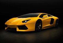 Lamborghini Aventador Matte Yellow front on-4.jpg