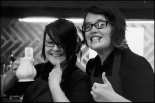 Waitresses in Gloucester Cathedral restaurant Leica M3 24.JPG