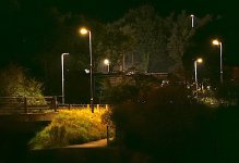 Road lighting by the River Clyst Evening walk G9 P1014591.jpg