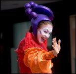 Stilt dancer in Princesshay Exeter A65 DSC00354 (5).jpg