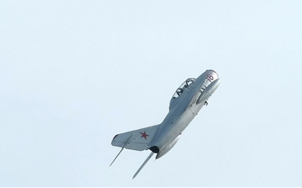 Mig-15 reaches for the skies